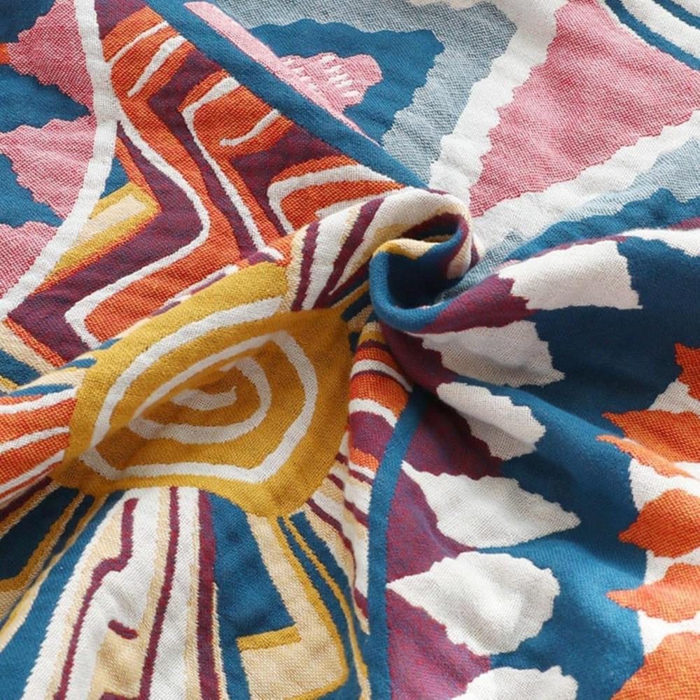 Blanket 100% Cotton All-Season Machine Washable