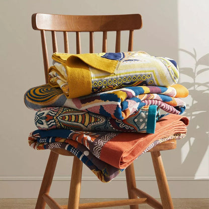 Blanket 100% Cotton All-Season Machine Washable