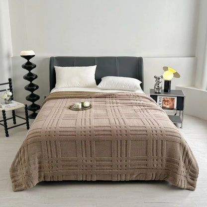 Blanket Double-Layer Microfiber All-Season Warmth