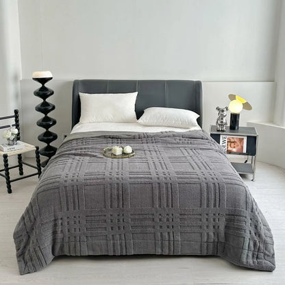 Blanket Double-Layer Microfiber All-Season Warmth