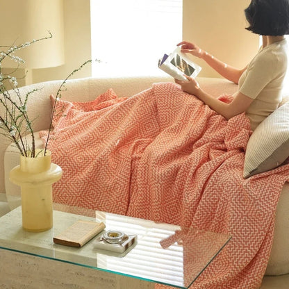 Blanket Pure Cotton Breathable Reactive Print