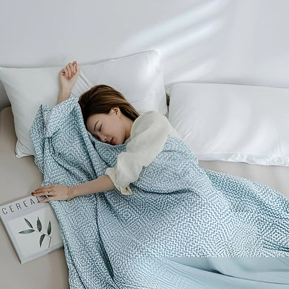 Blanket Pure Cotton Breathable Reactive Print
