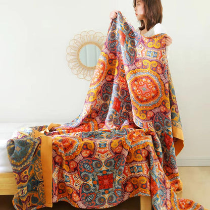 Blanket Reversible Cooling Cotton Machine Washable