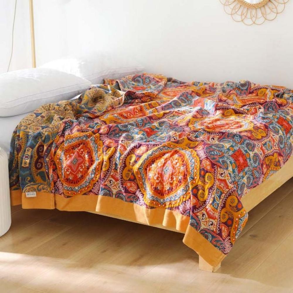 Blanket Reversible Cooling Cotton Machine Washable