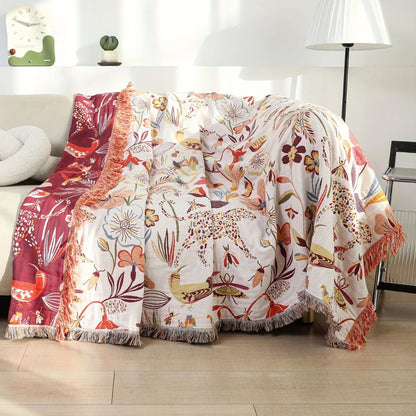 Blanket Reversible Cotton Lightweight & Breathable