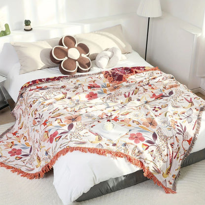 Blanket Reversible Cotton Lightweight & Breathable