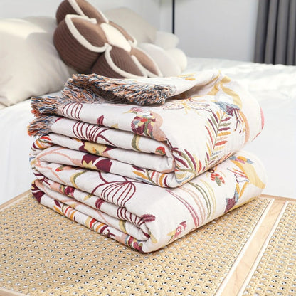 Blanket Reversible Cotton Lightweight & Breathable