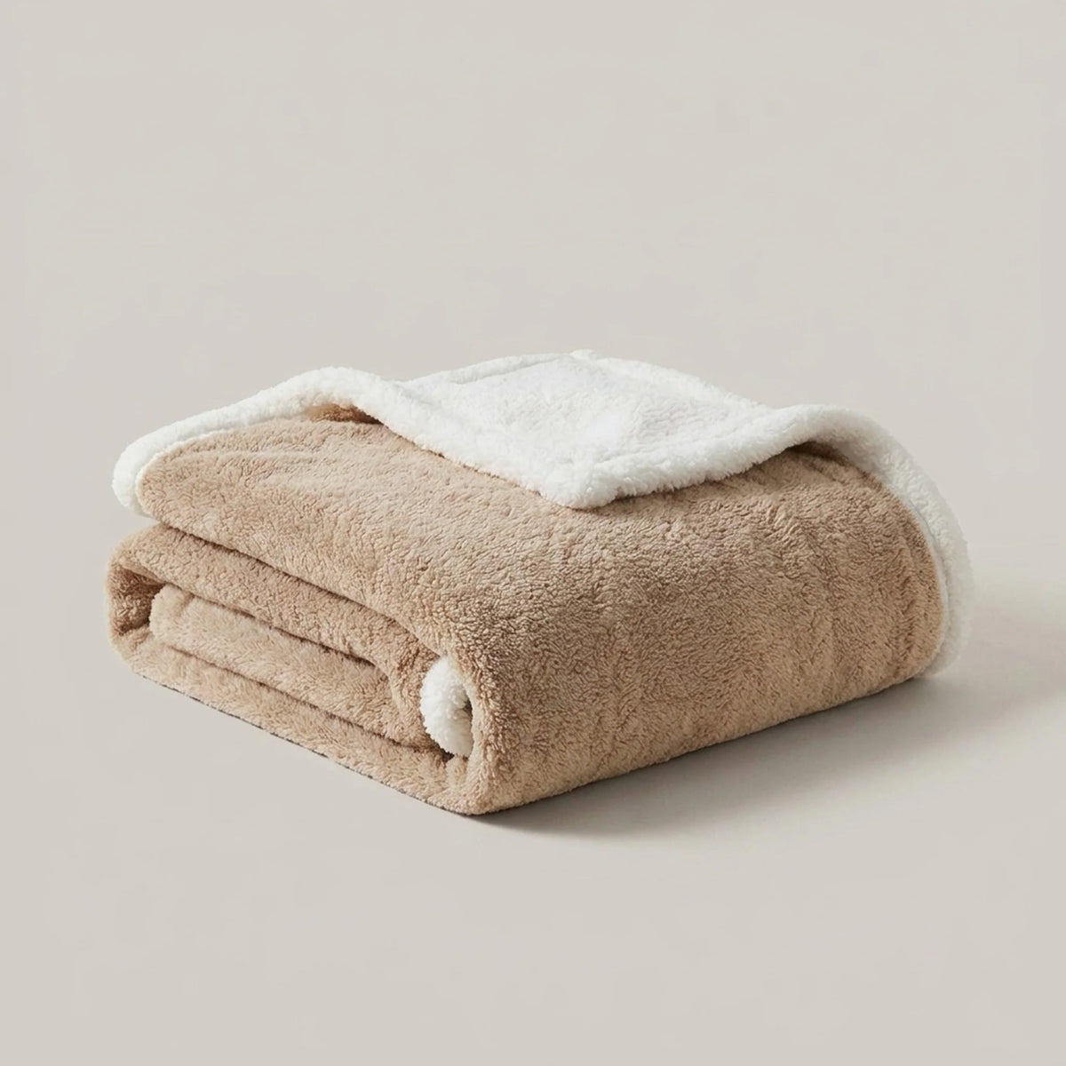 Blanket Reversible Microfiber Flannel & Lambswool Water-Repellent