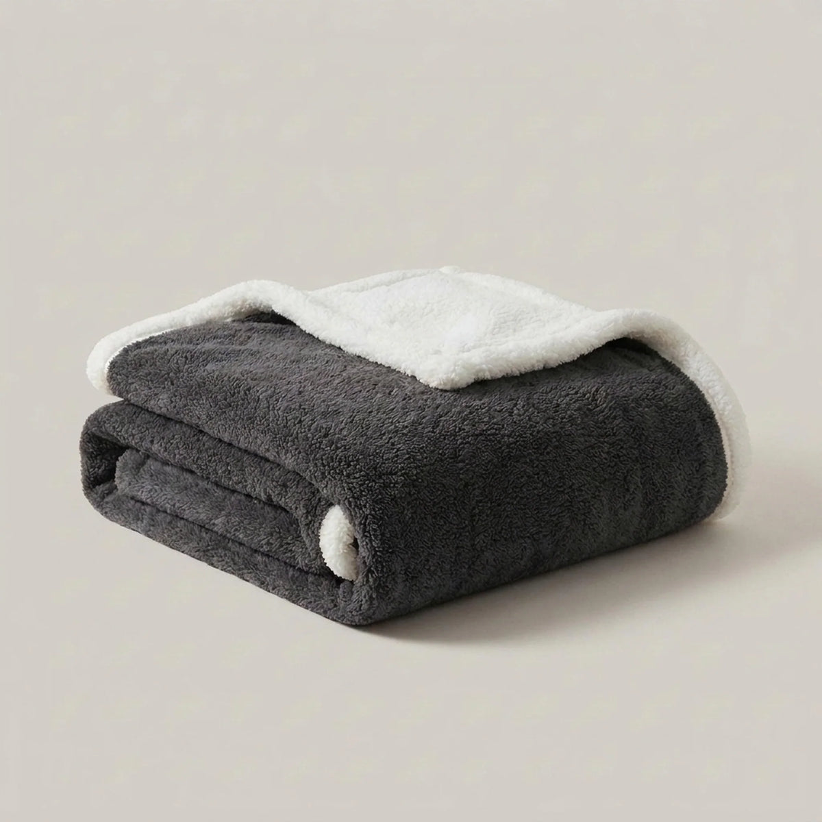 Blanket Reversible Microfiber Flannel & Lambswool Water-Repellent