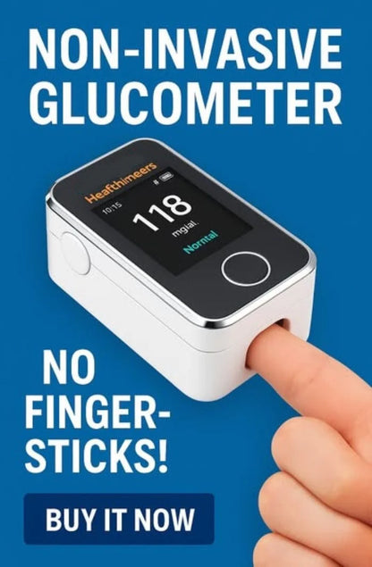 Blood Glucose Monitor Non-Invasive 5-Second Digital Readout