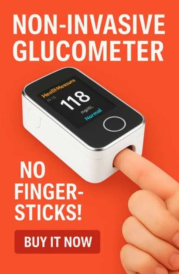 Blood Glucose Monitor Non-Invasive 5-Second Digital Readout