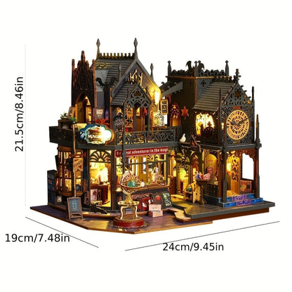 Book Nook Puzzle 3D Wooden LED Lighting