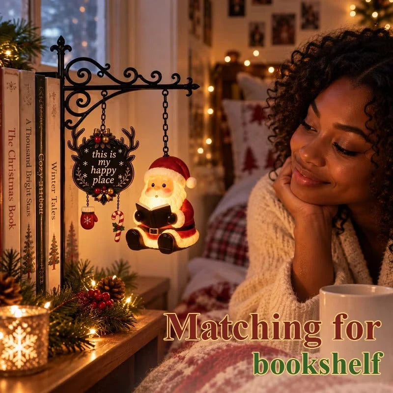 Bookshelf Lamp Hanging Style Warm LED Christmas Decor
