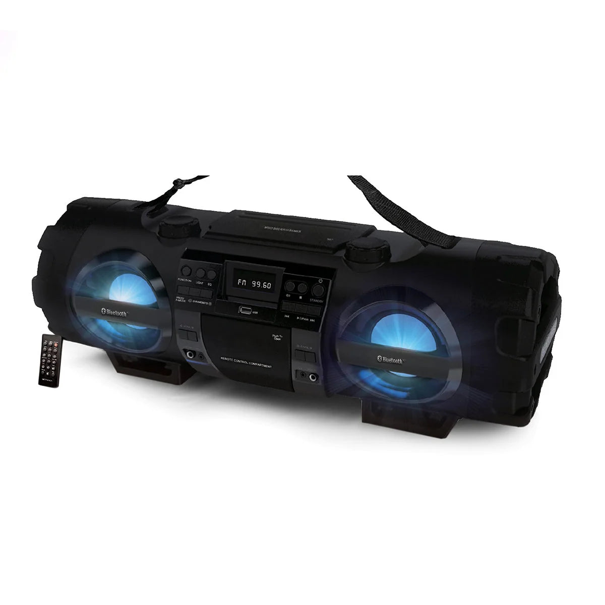 Boombox Bluetooth 60W Dual Subwoofers