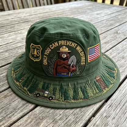 Boonie Hat Wide Brim Lightweight Adjustable Chin Cord