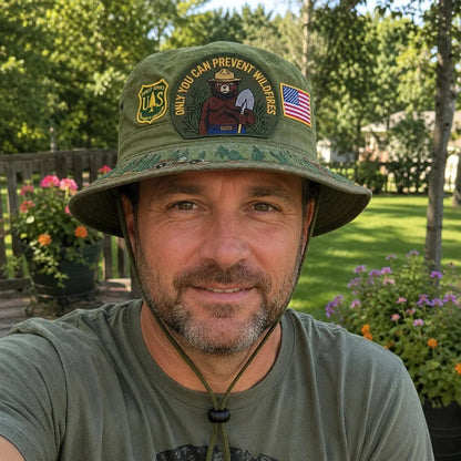 Boonie Hat Wide Brim Lightweight Adjustable Chin Cord