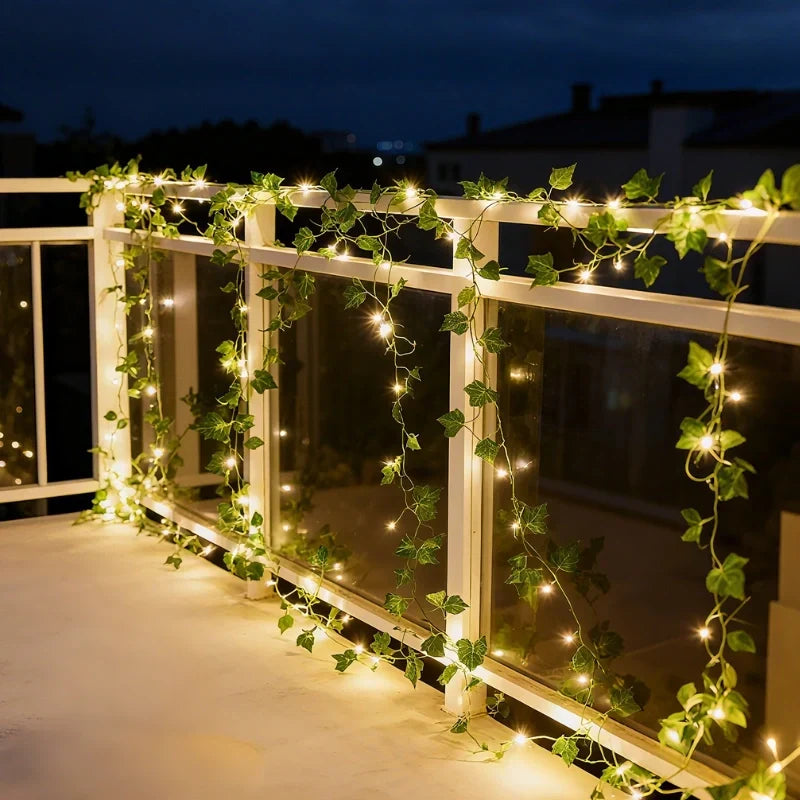 Botanical Garland Lights Artificial Foliage Warm White