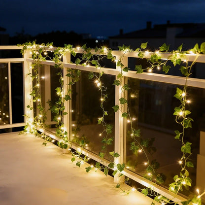 Botanical Garland Lights Artificial Foliage Warm White