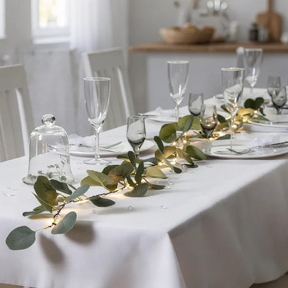 Botanical Garland Lights Artificial Foliage Warm White