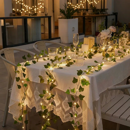 Botanical Garland Lights Artificial Foliage Warm White