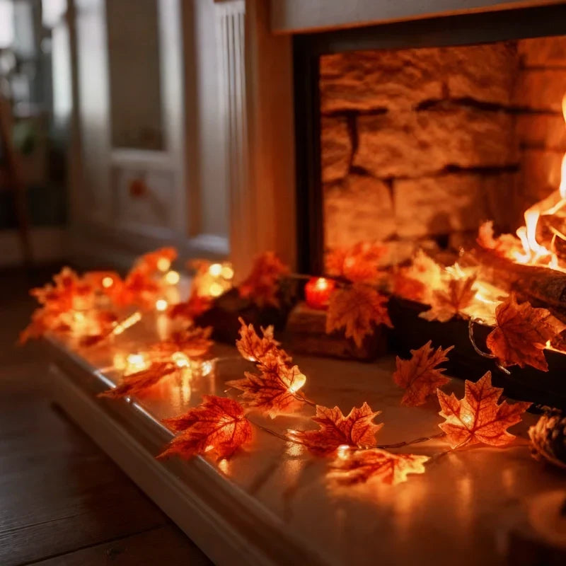 Botanical Garland Lights Artificial Foliage Warm White