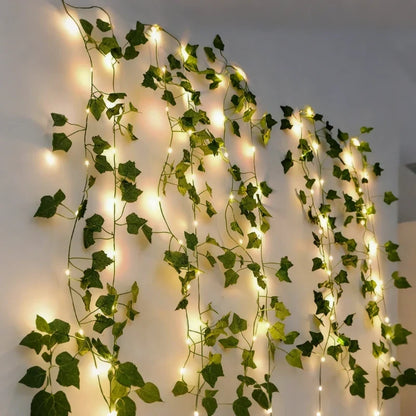 Botanical Garland Lights Artificial Foliage Warm White