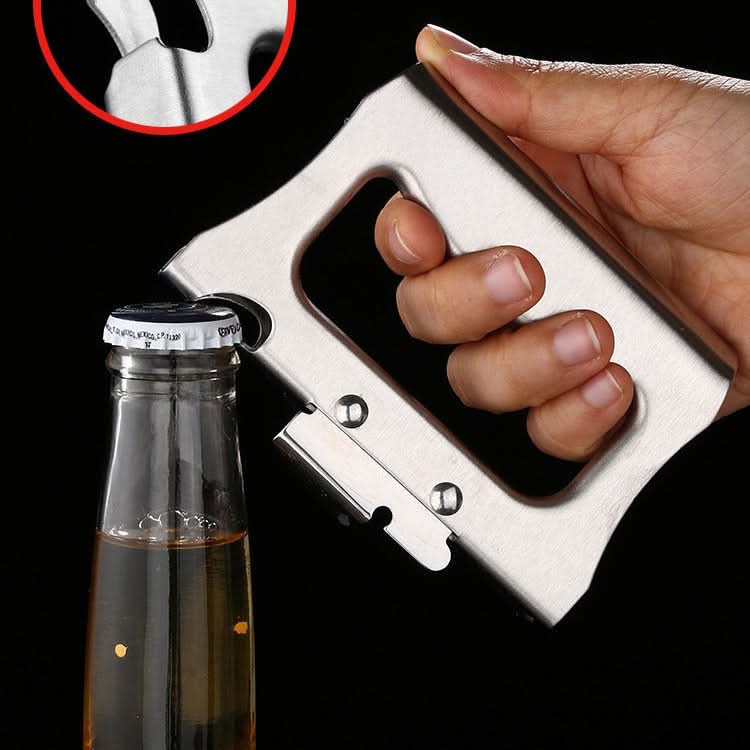 Bottle & Jar Opener Stainless Steel Ergonomic Handle