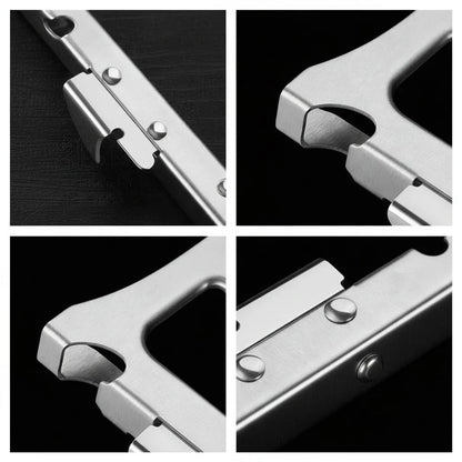 Bottle & Jar Opener Stainless Steel Ergonomic Handle