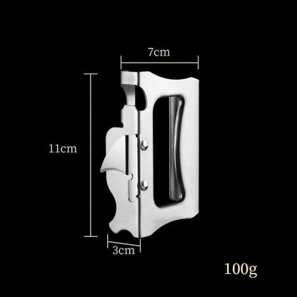 Bottle & Jar Opener Stainless Steel Ergonomic Handle