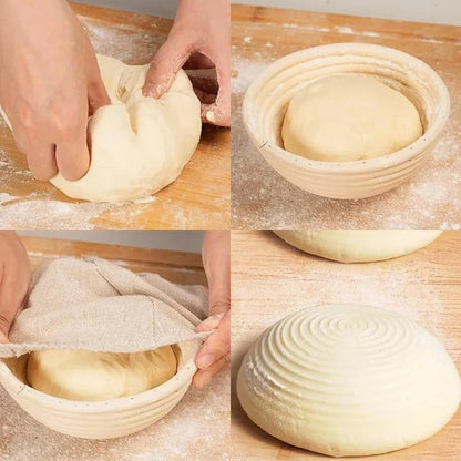 Bread Proofing Basket Natural Rattan Cotton Liner Included