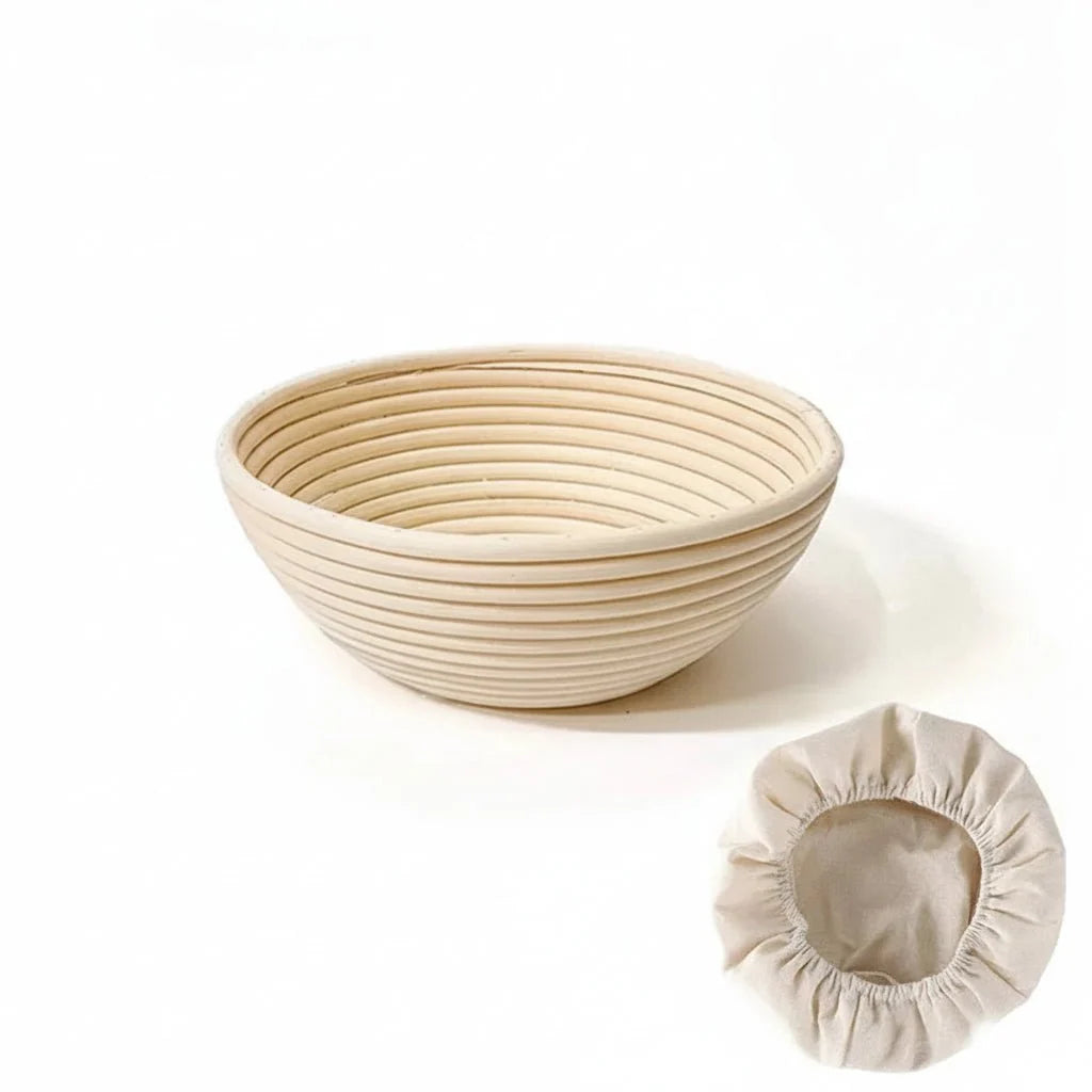 Bread Proofing Basket Natural Rattan Cotton Liner Included