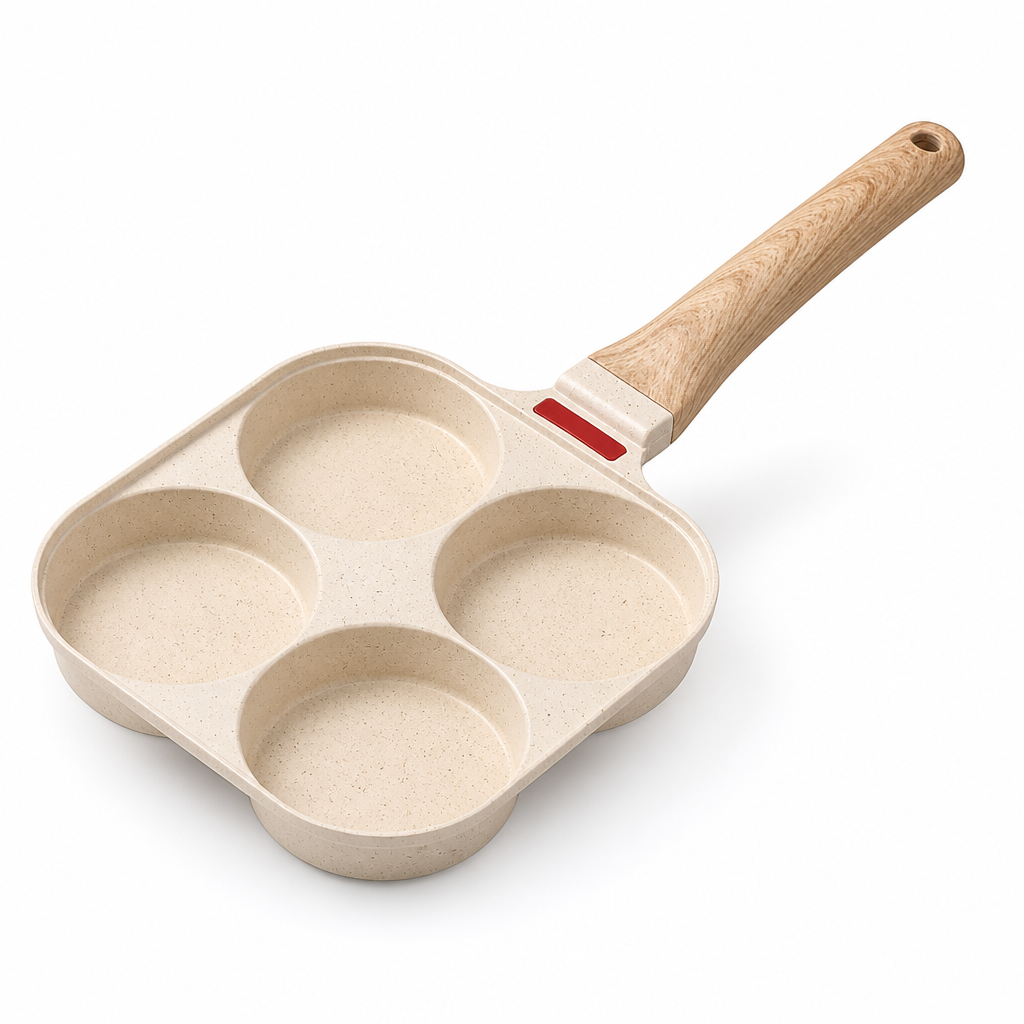 Breakfast Pan Four Chambers Maifan Stone Nonstick All Stovetops