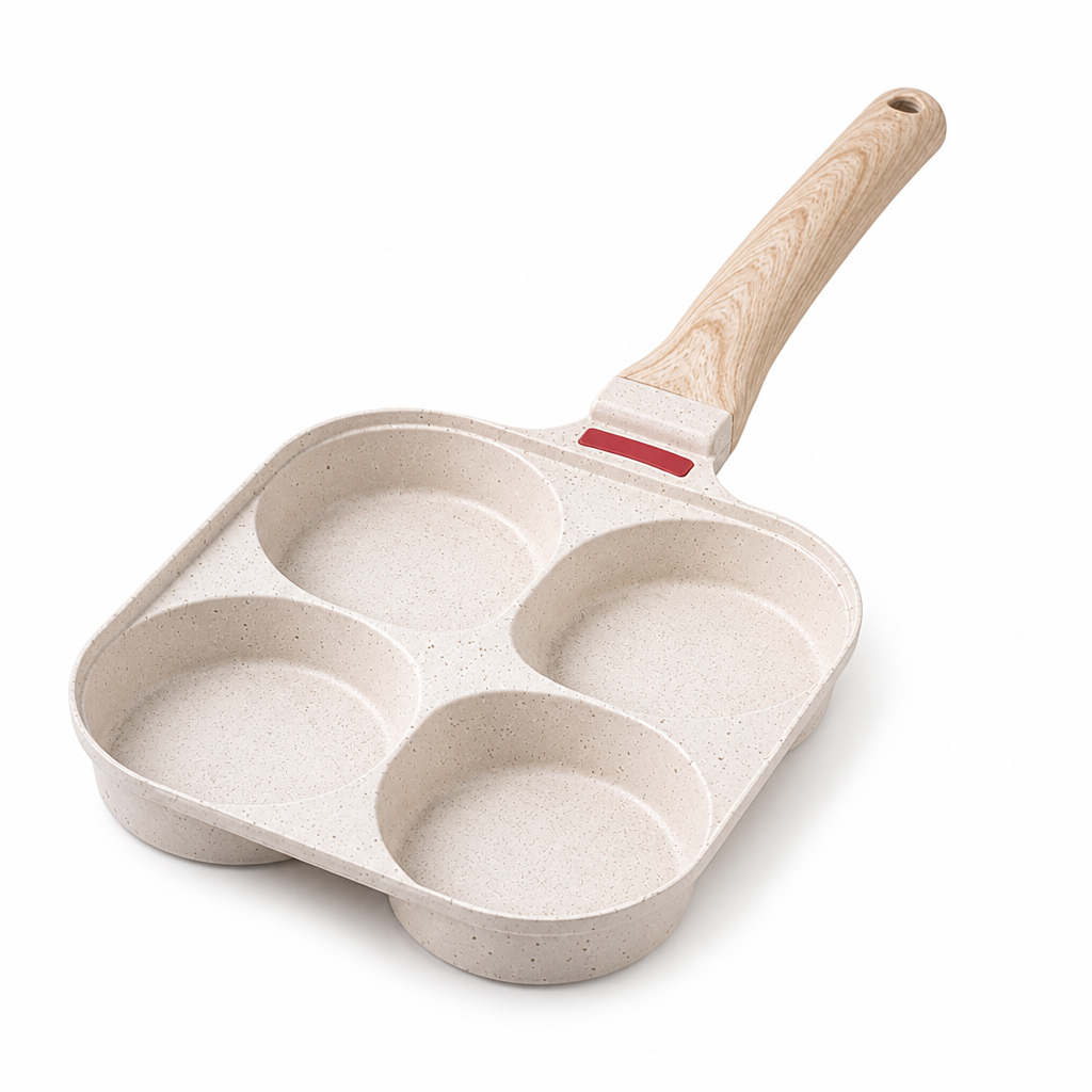 Breakfast Pan Four Chambers Maifan Stone Nonstick All Stovetops