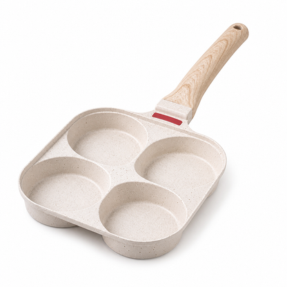 Breakfast Pan Four Chambers Maifan Stone Nonstick All Stovetops