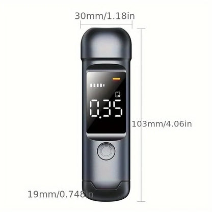 Breathalyzer Digital Sensor USB Rechargeable