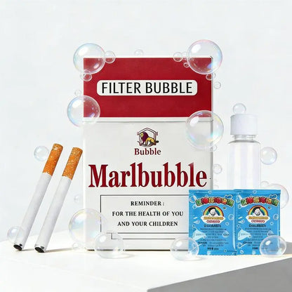 Bubble Blower Toy Smoke-Like Bubbles Refills Included