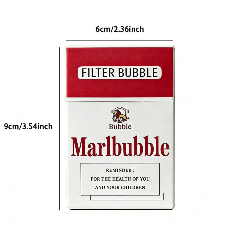 Bubble Blower Toy Smoke-Like Bubbles Refills Included