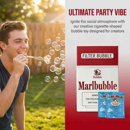 Bubble Blower Toy Smoke-Like Bubbles Refills Included