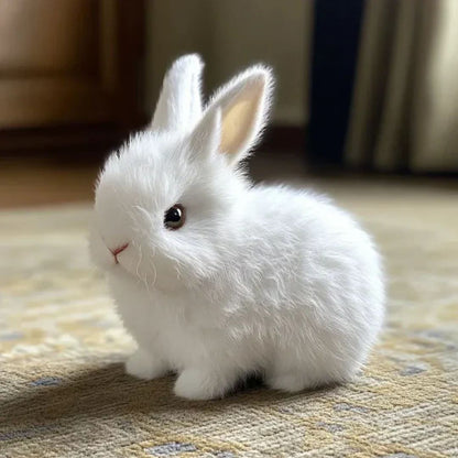 Bunny Plush Toy Button-Activated Hopping Soft Plush