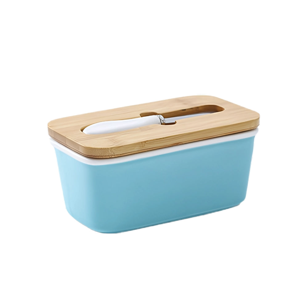 Butter Storage Container Ceramic Cutter & Portion Slicer