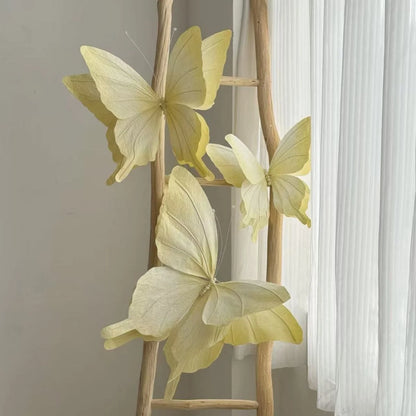 Butterfly Wall Decor Paper & Wire Detailed Design Easy to Hang