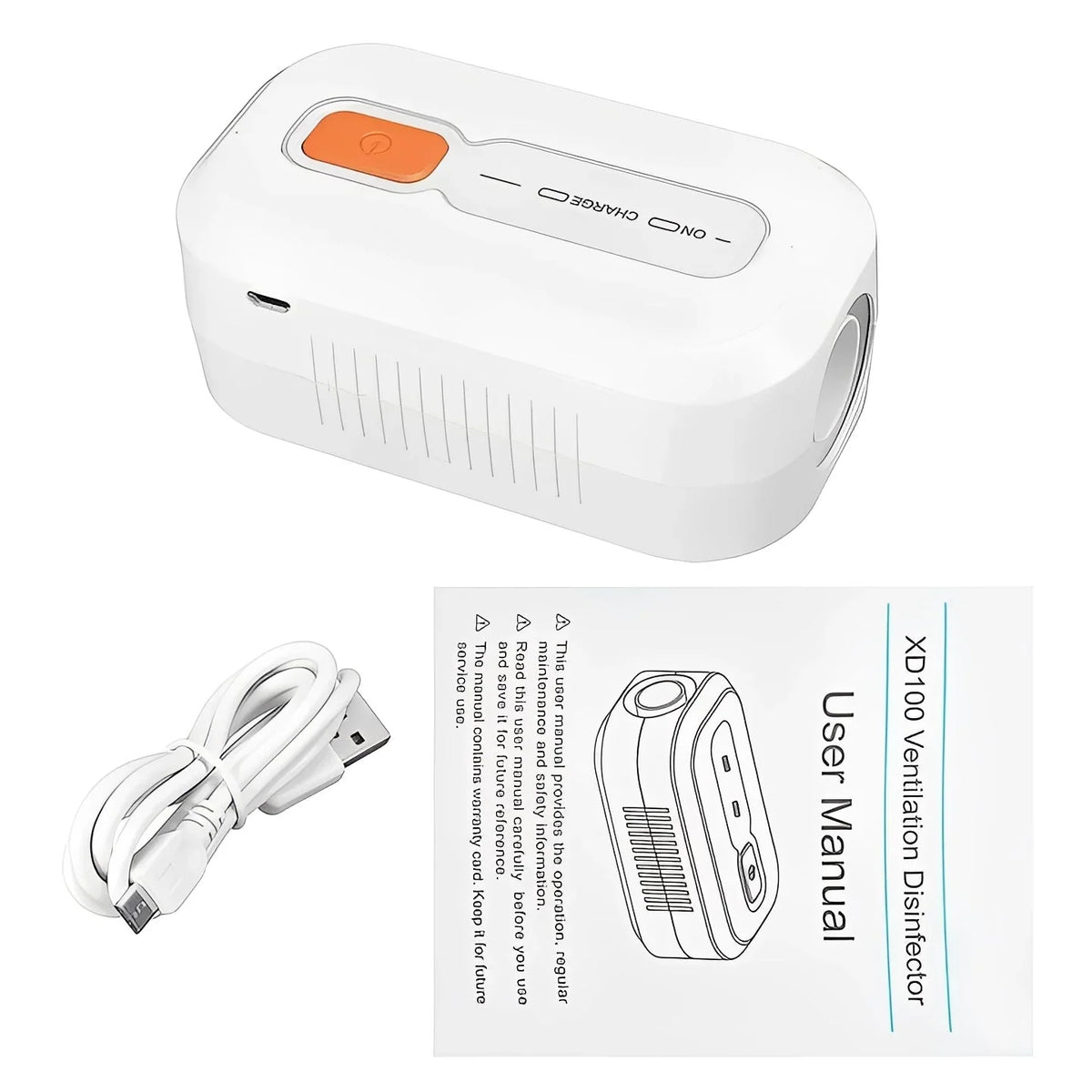 CPAP Cleaner Ozone Sanitizing USB-Rechargeable 30-Minute Cycle