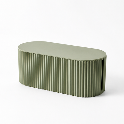Cable Organizer Box Ribbed Exterior & Flat Top Shelf