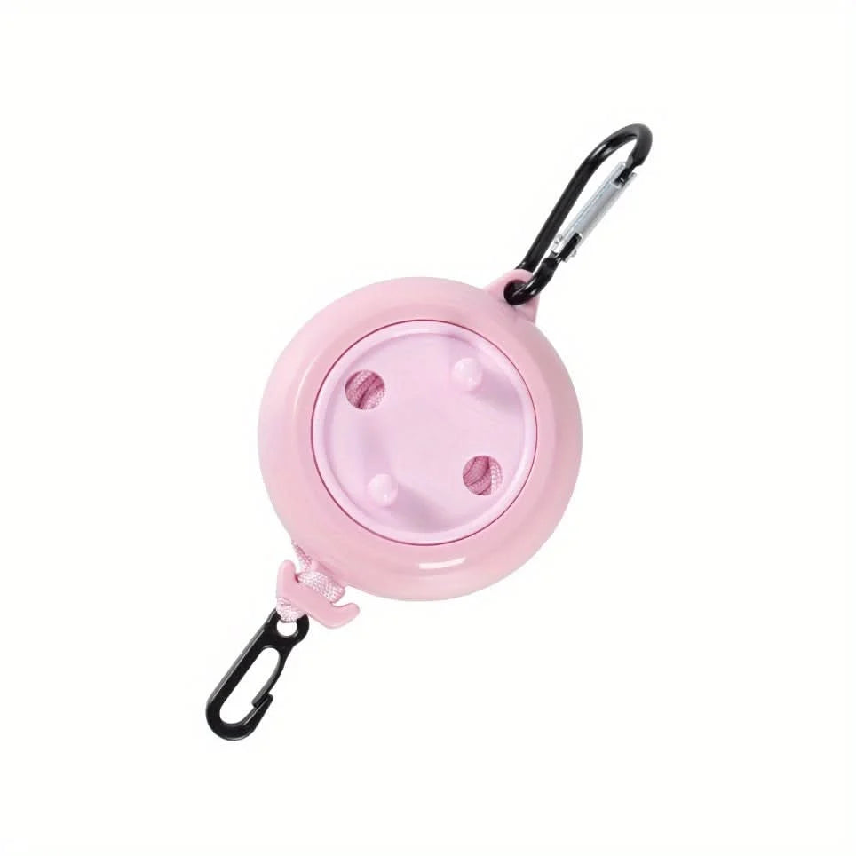 Camping Clothesline Adjustable Elastic Rope Reinforced Clips