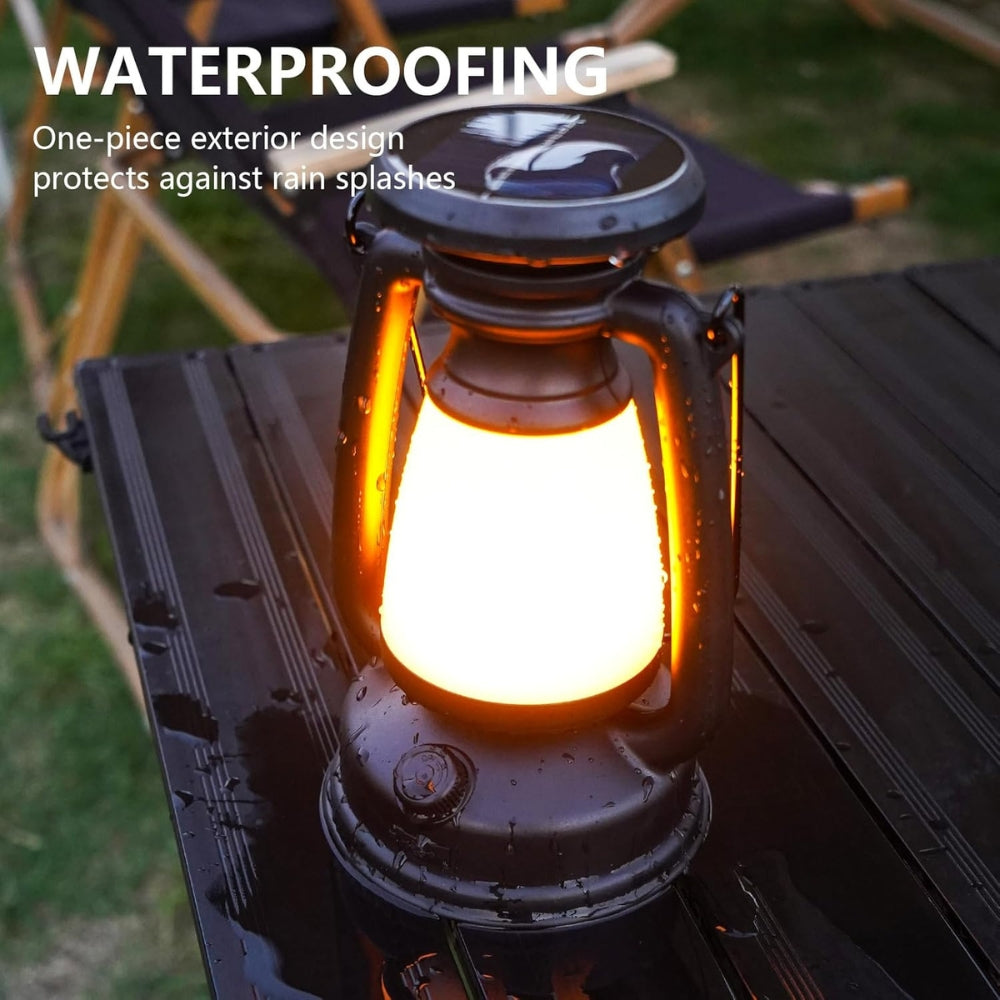 Camping Lantern Dimmable LED Solar & USB