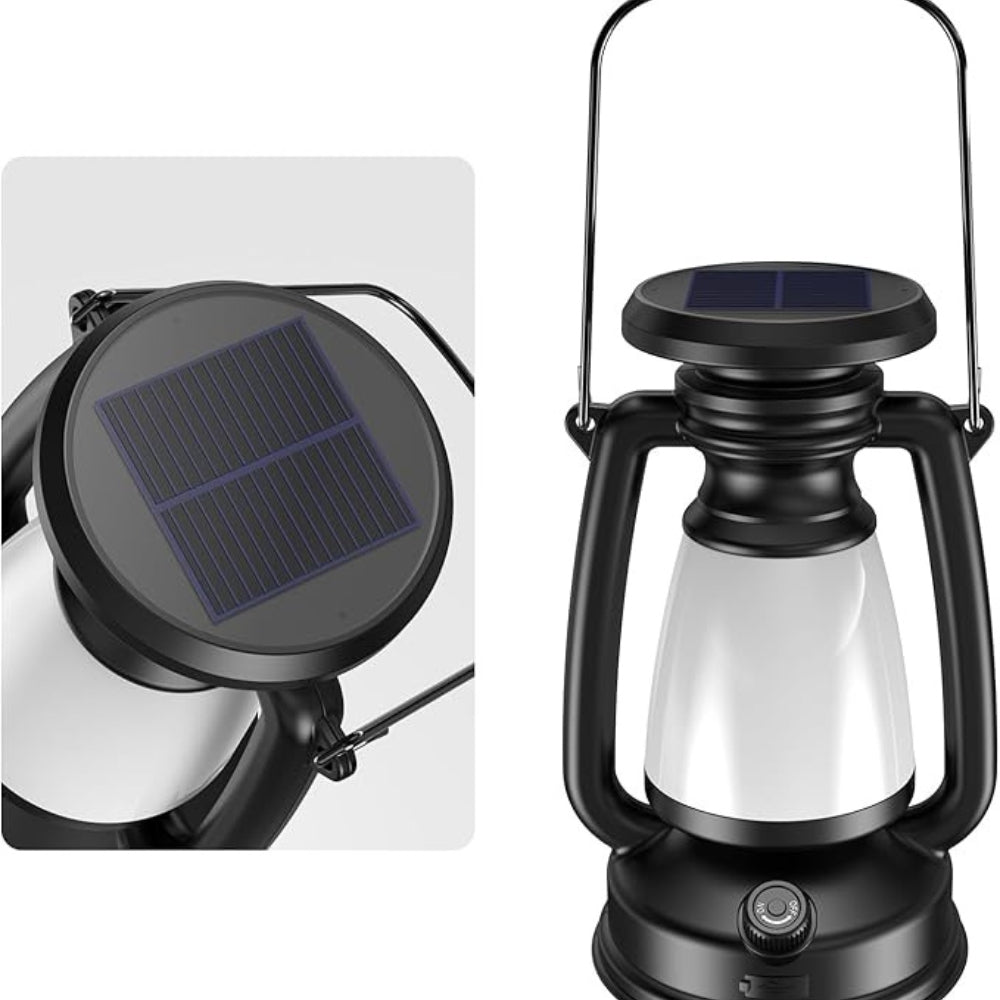 Camping Lantern Dimmable LED Solar & USB