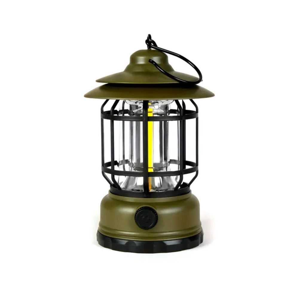 Camping Lantern Retro Cage Touch Control Dimmable