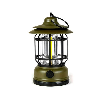 Camping Lantern Retro Cage Touch Control Dimmable