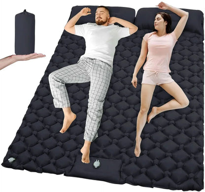 Camping Mattress Extra-Wide Built-In Pump Water-Repellent Surface