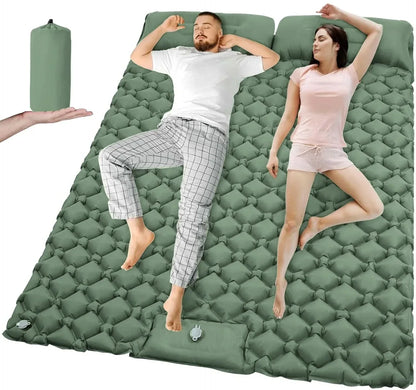 Camping Mattress Extra-Wide Built-In Pump Water-Repellent Surface